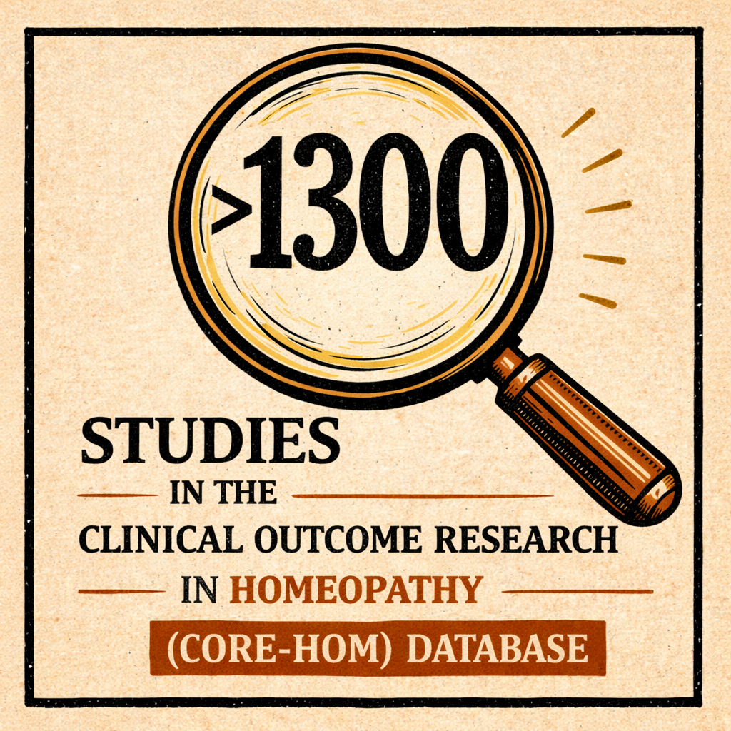  1300 studies catalogued in the CORE-Hom